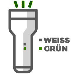 Grünlichttaschenlampen